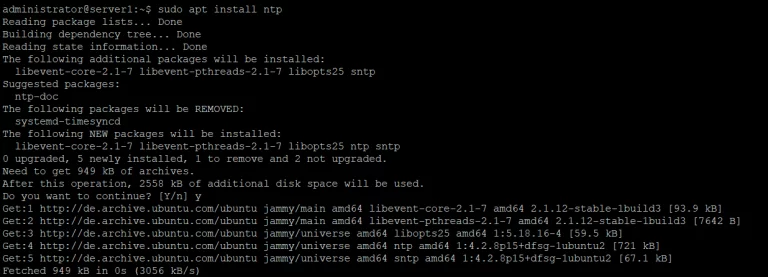 Cài đặt NTP Server trên Ubuntu
