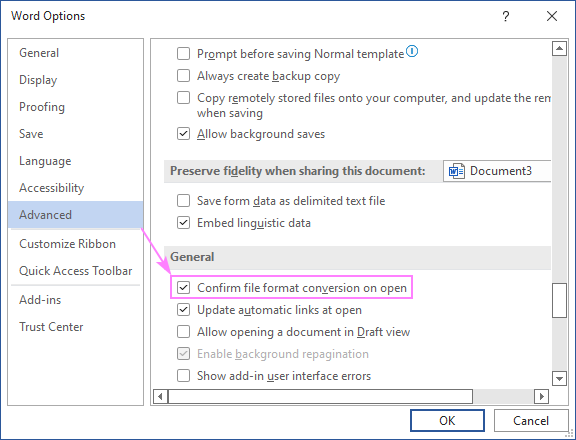 Xác nhận chuyển đổi định dạng file.