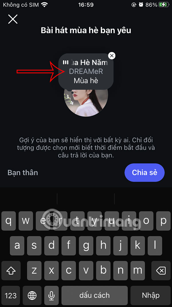 Chia sẻ nội dung trò chuyện