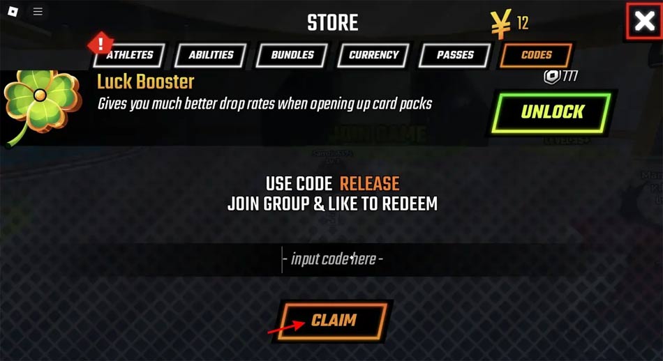 Đổi code Volleyball Ascended