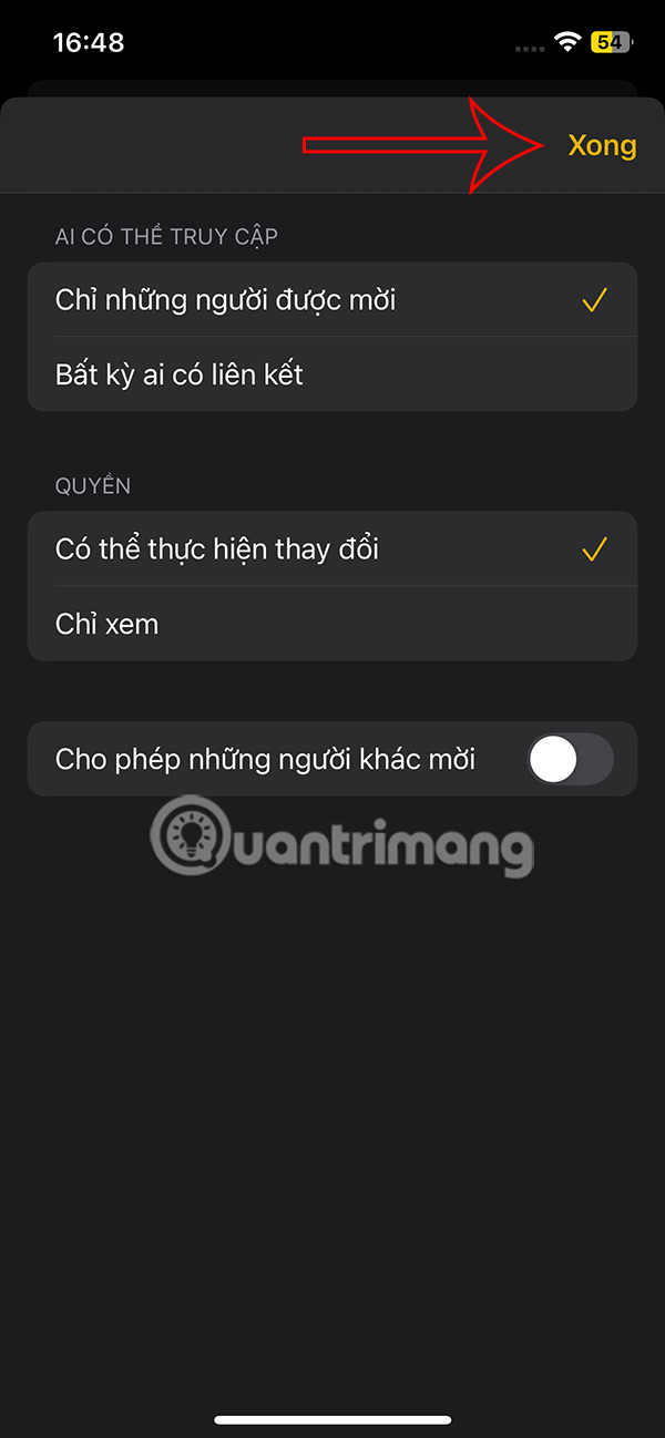 Công tác ghi chú trên iPhone