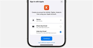 Cách xóa tài khoản ứng dụng tạo từ đăng nhập bằng Apple