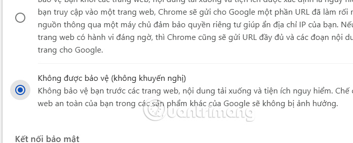 Tắt chặn tải file trên Chrome PC