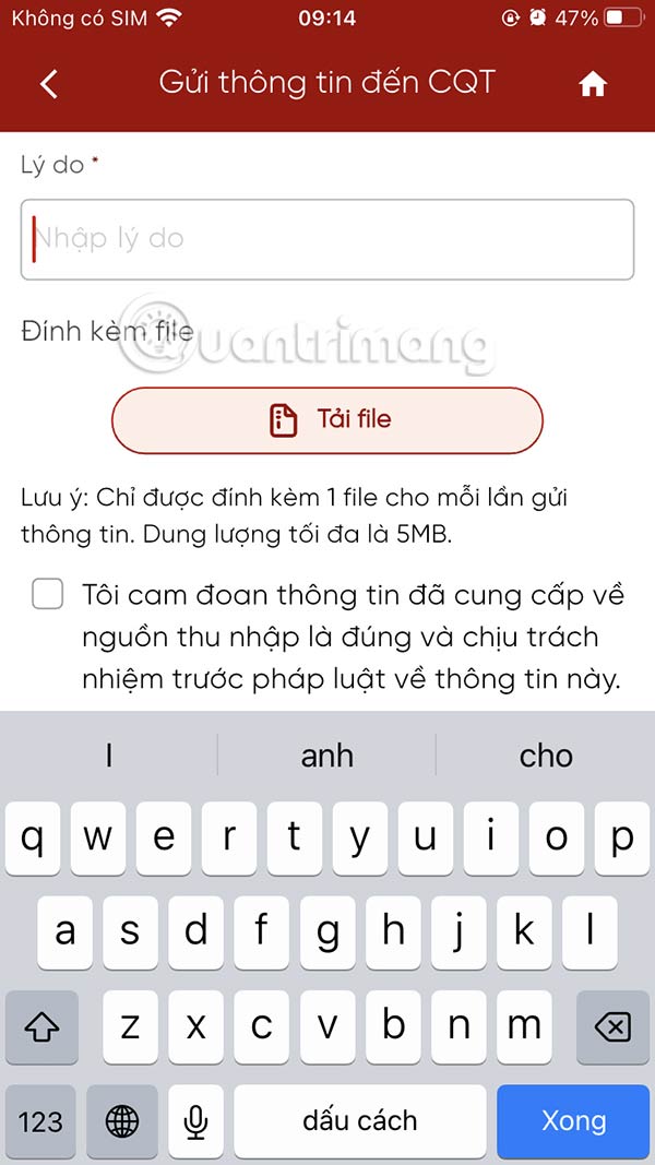 Tải file chứng minh