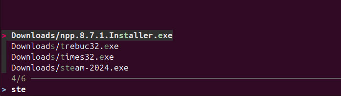 Tìm file bằng công cụ Fzf trên Linux.
