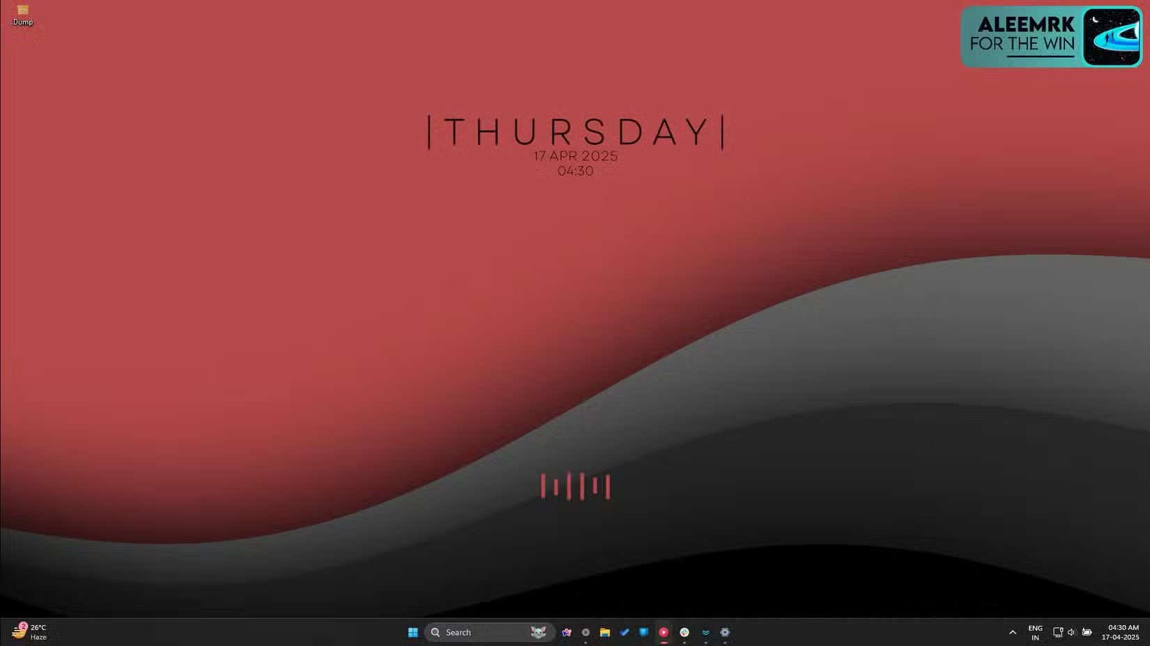 Biểu tượng Taskbar động trên Windows 11