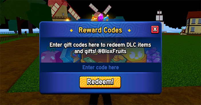 Full danh sách giftcode Blox Fruits mới nhất