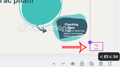 Đánh số trang trong slide Canva 