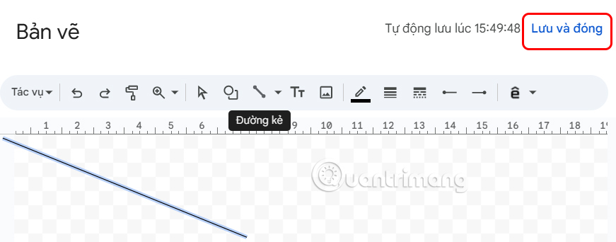 Tạo đường kẻ trong Bản vẽ