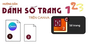 Hướng dẫn đánh số trang trong Canva