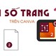 Hướng dẫn đánh số trang trong Canva
