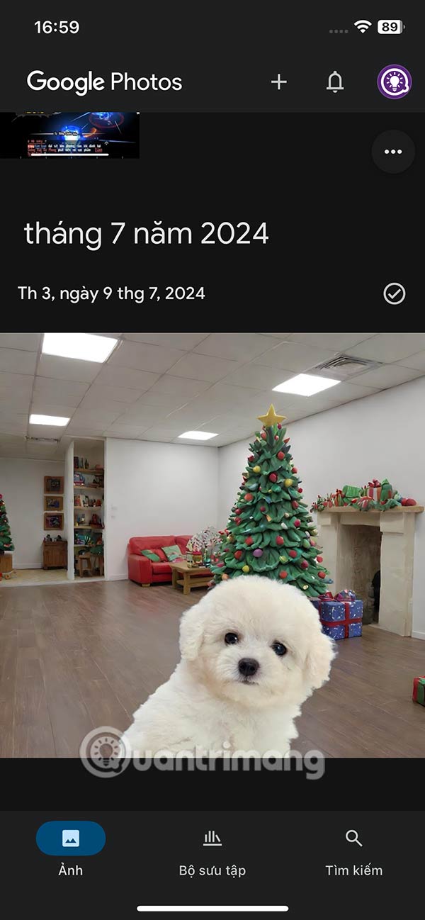 Giao diện Google Photos