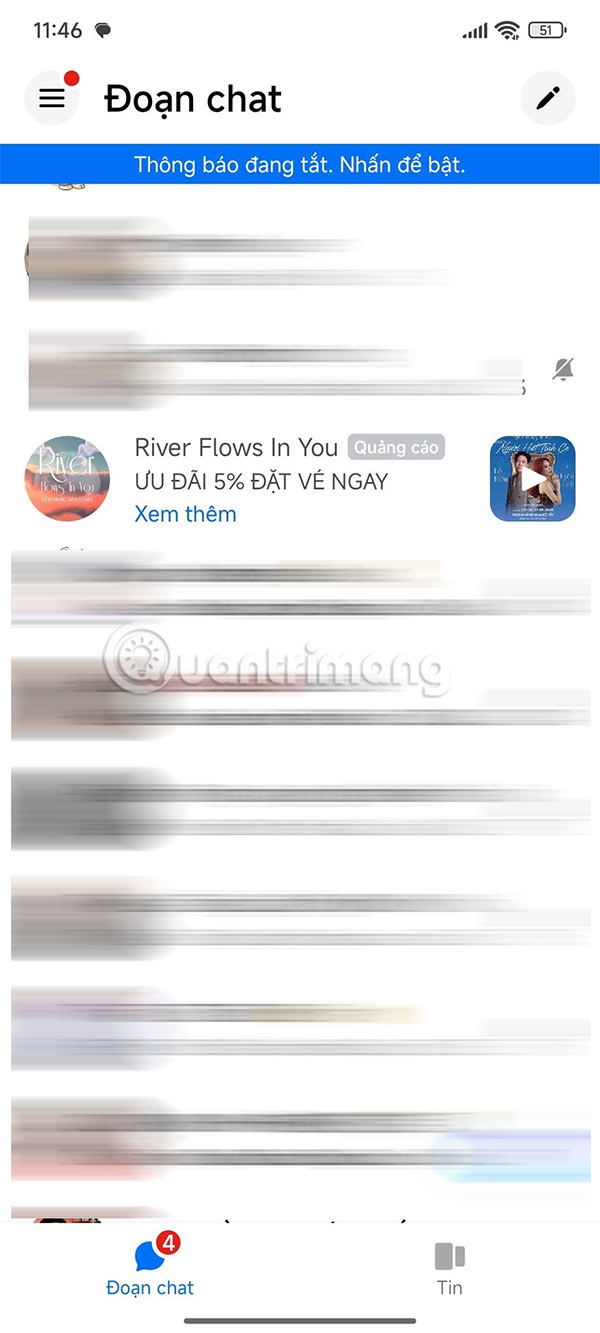 Tin nhắn quảng cáo Messenger