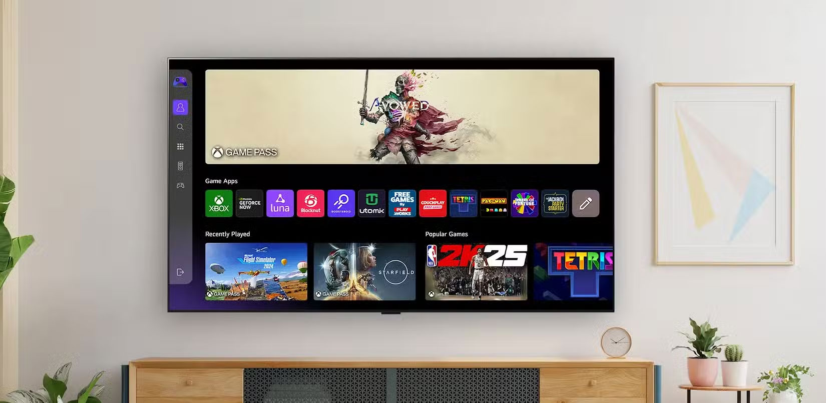 Chơi game trên đám mây trên TV LG