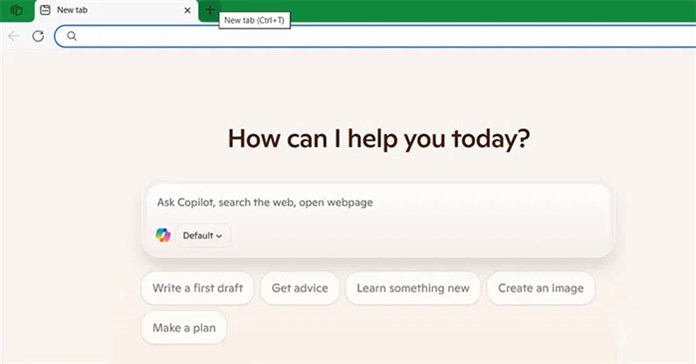 Cách thêm tab Copilot mới vào trình duyệt Microsoft Edge