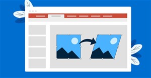 Cách nghiêng hình ảnh trong PowerPoint