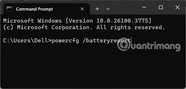 Kiểm tra pin laptop