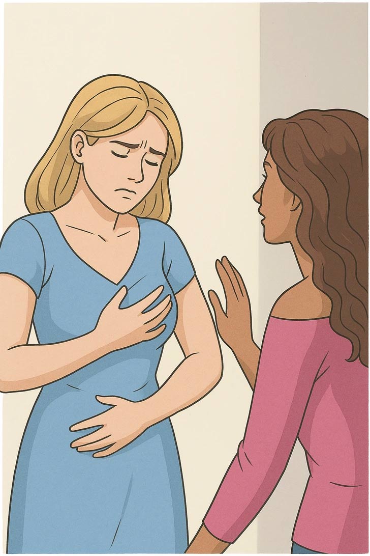 Mệt mỏi đau ngực thường xuyên là dấu hiệu ung thư vú