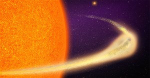 Phát hiện một hành tinh đang vỡ vụn, tạo ra chiếc “đuôi lửa” khổng lồ như sao chổi