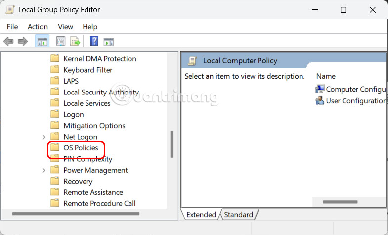 Local Group Policy Editor Windows 11