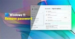 Hướng dẫn xóa mật khẩu đăng nhập trên Windows 11
