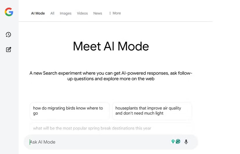 Làm quen với AI Mode của Google