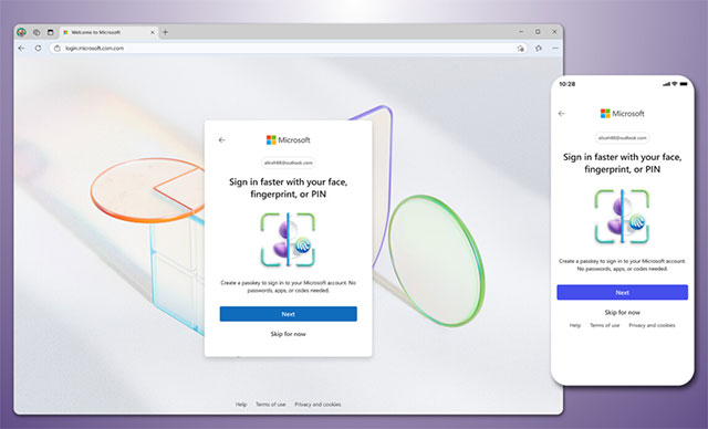 Microsoft loại bỏ mật khẩu mặc định cho tài khoản mới lập