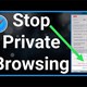Cách tắt duyệt web ẩn danh trên iPhone hoàn toàn
