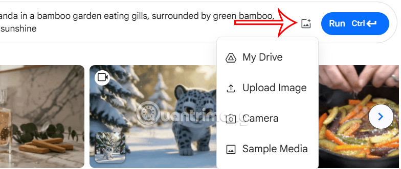 Nhập ảnh tạo video AI