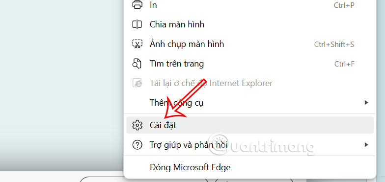 Cài đặt Edge 