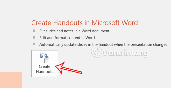 Create Handouts in Microsoft Word