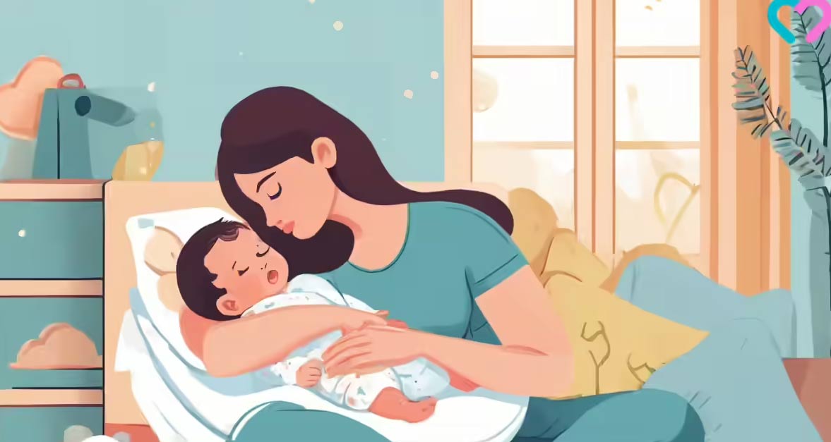 Cách đánh thức bé khi ti mẹ