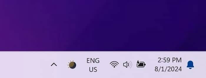 Xóa biểu tượng chuông khỏi thanh tác vụ Windows 11