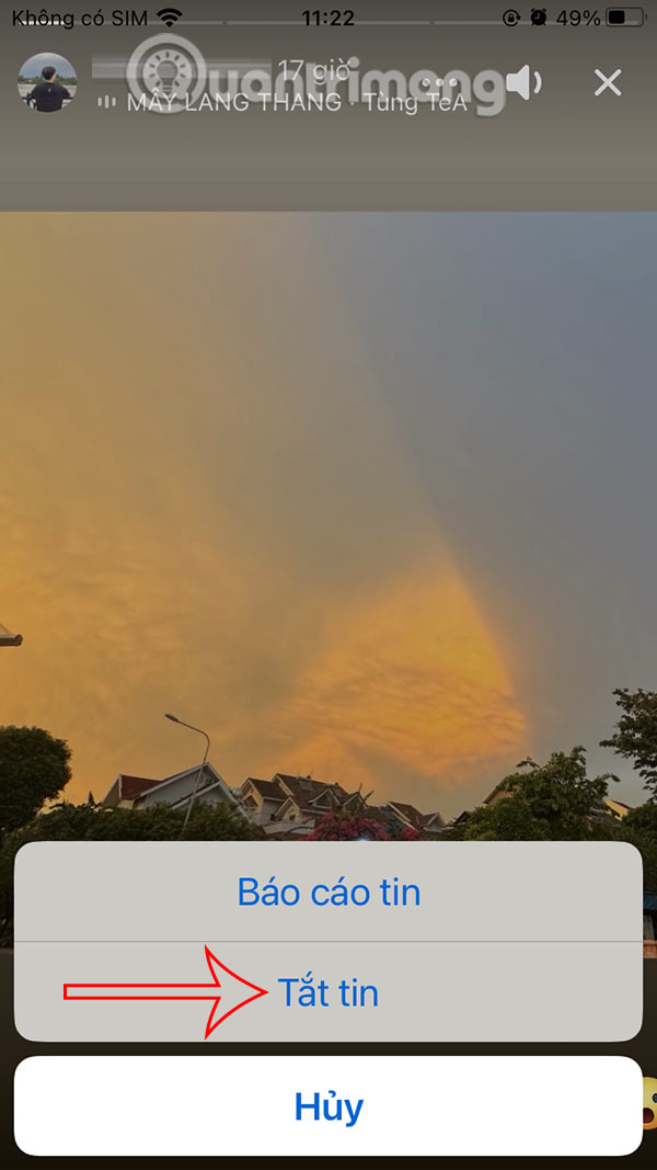Chặn Story Messenger