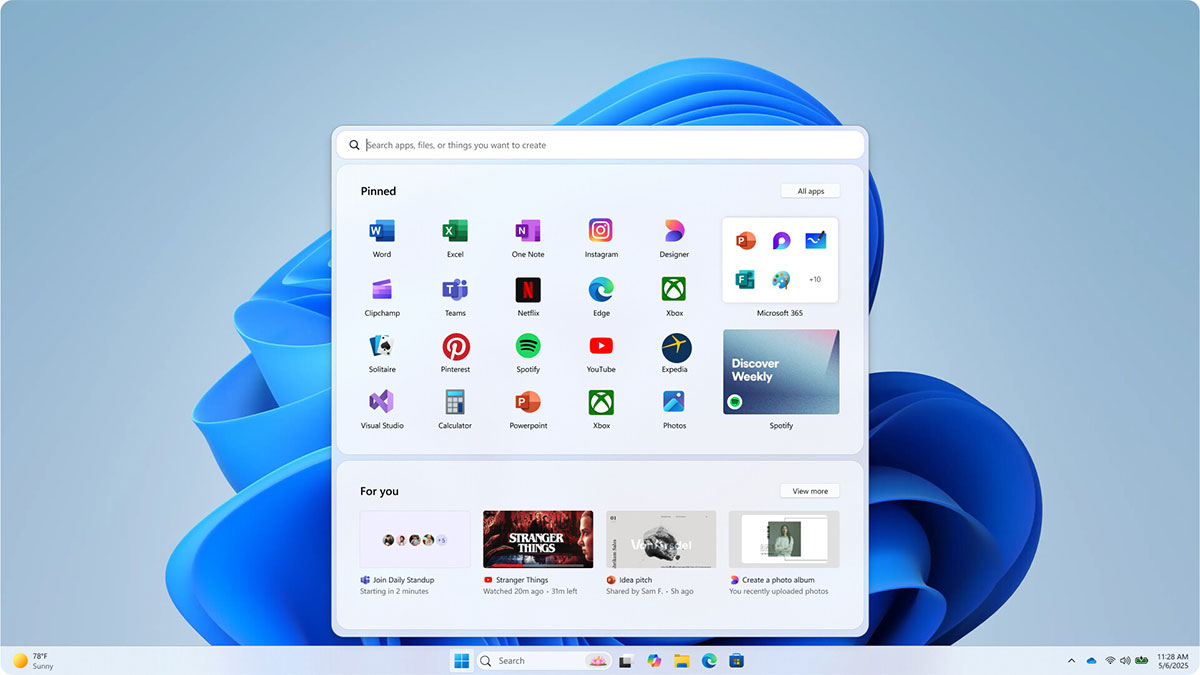 windows 11 sap co menu start moi4*377242