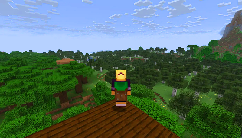 nhận áo choàng minecraft