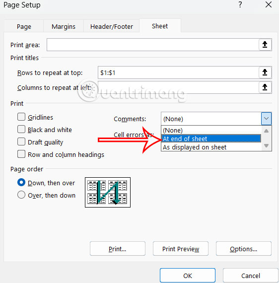 Cách sử dụng chú thích trong Microsoft Excel