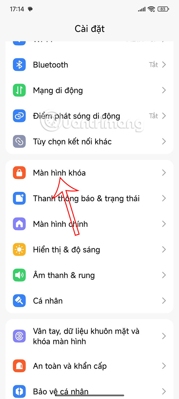 Màn hình khóa Android