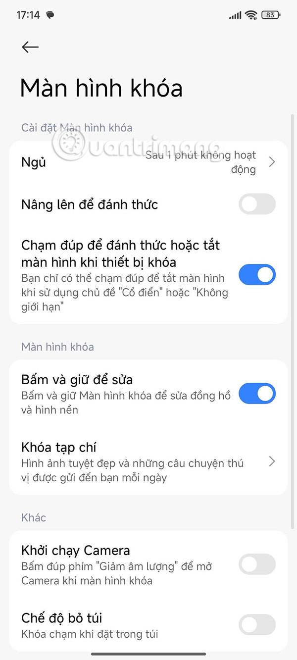 Khóa điện thoại Android