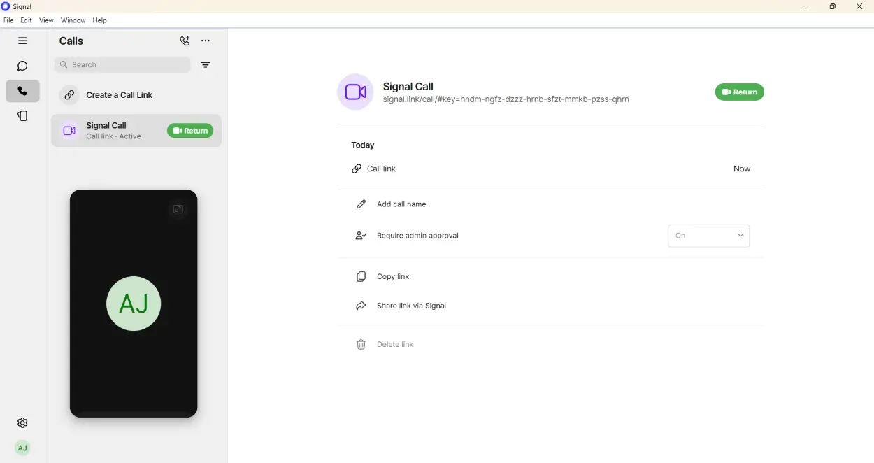 Ứng dụng Signal thay thế cho Skype