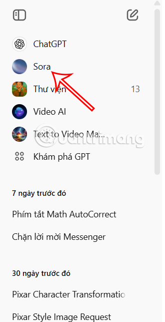 Sora AI trên ChatGPT