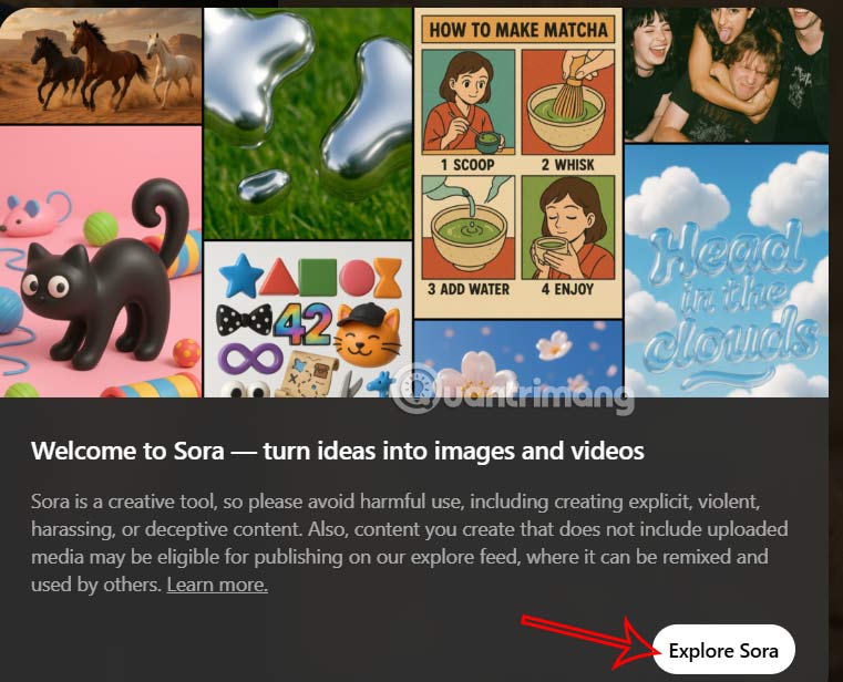 Sử dụng Sora AI trên ChatGPT