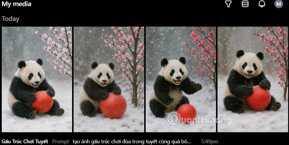 Ảnh tạo trên Sora