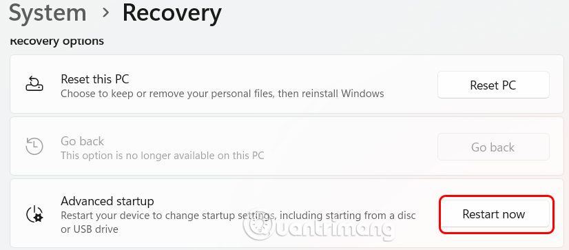 Cách khôi phục bản cập nhật Windows 11