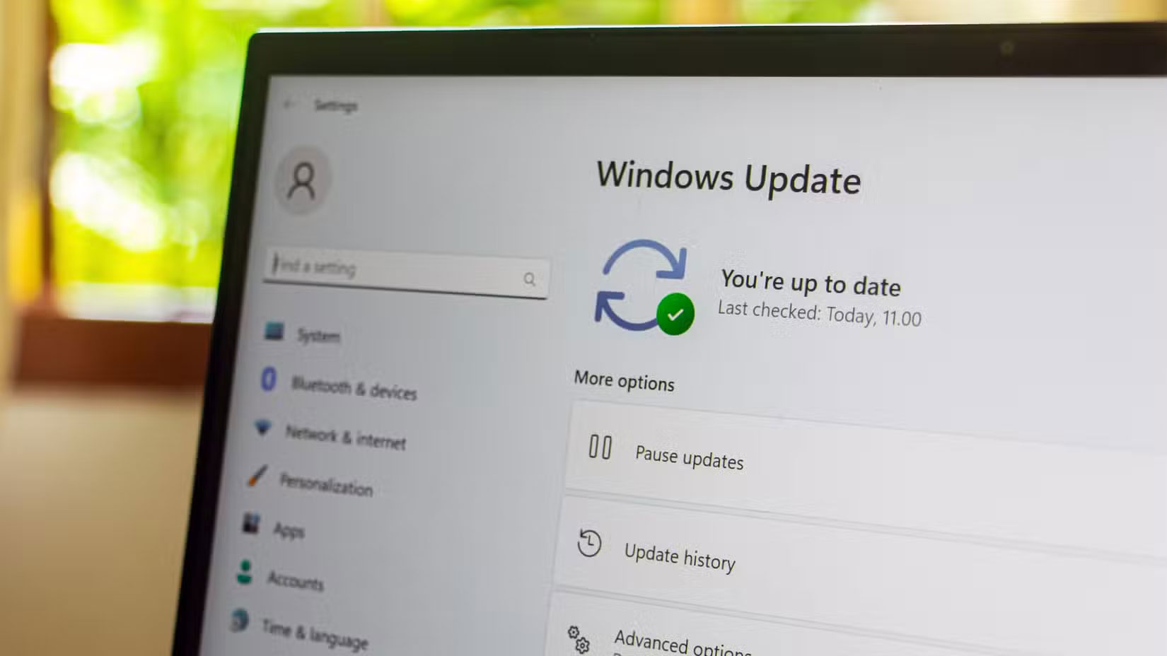 Cập nhật Windows 11 trong ứng dụng Settings