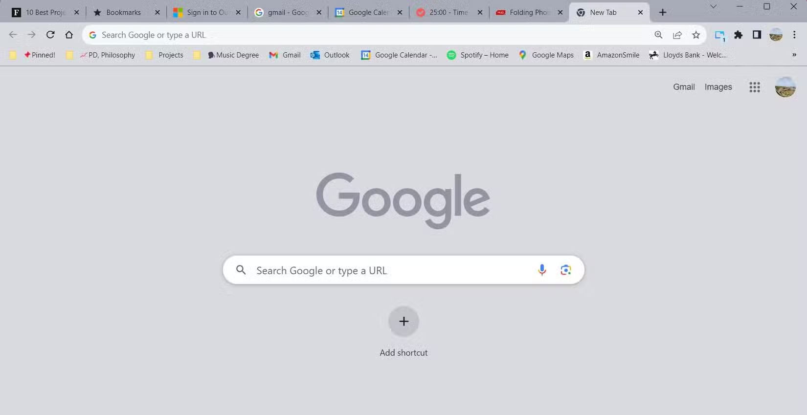 Trình duyệt Google Chrome có các tab đang mở