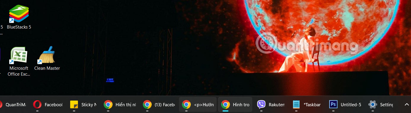 Hướng dẫn hiện tên ứng dụng trên Taskbar Windows 11