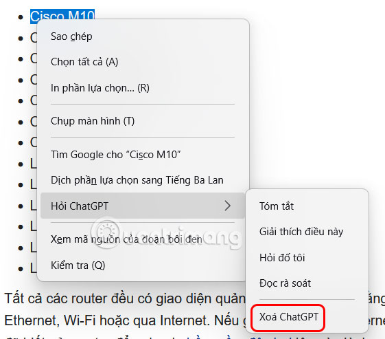Hướng dẫn vô hiệu hóa Chatbot AI Firefox