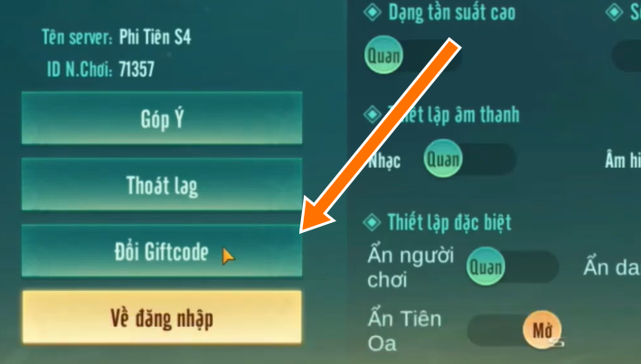 giftcode ngạo thế phi tiên