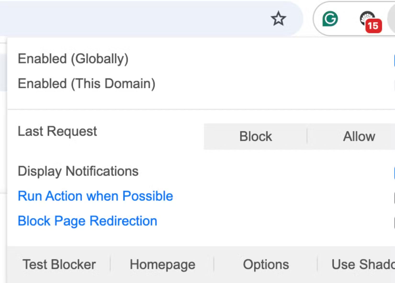 Tiện ích mở rộng Chrome Popup Blocker Strict